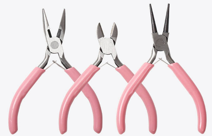 促销礼品小钳子 迷你珠宝工具尖嘴钳双圆钳斜口钳尖嘴钳迷钢钳手工制作钳子饰品