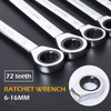 ratchet wrench 72齿铬钼钢 棘轮扳手12件套8-19mm